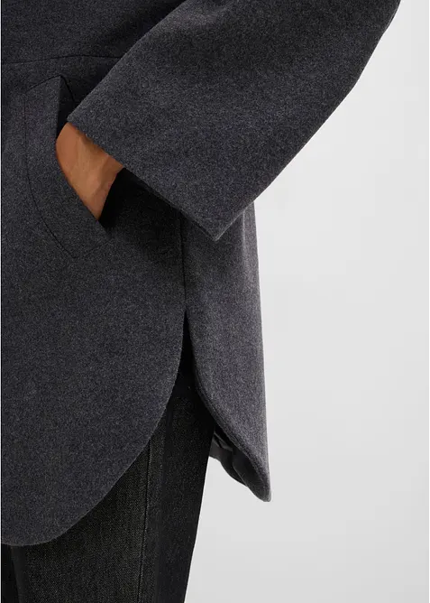 &Uuml;bergangsjacke, Wollimitat, bonprix