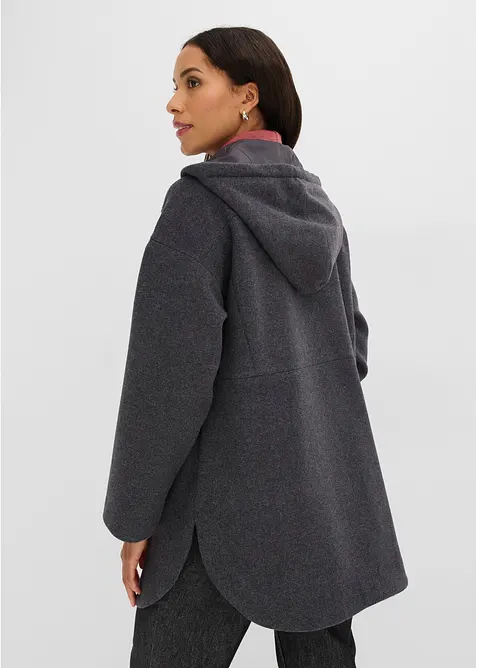 &Uuml;bergangsjacke, Wollimitat, bonprix