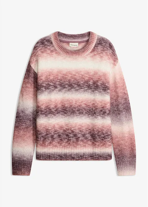 Strickpullover mit Wollanteil, bonprix