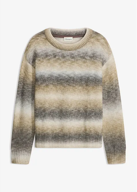 Strickpullover mit Wollanteil, bonprix