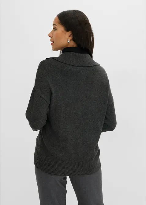 Lockere Strickjacke aus Viskose-Mix, bonprix