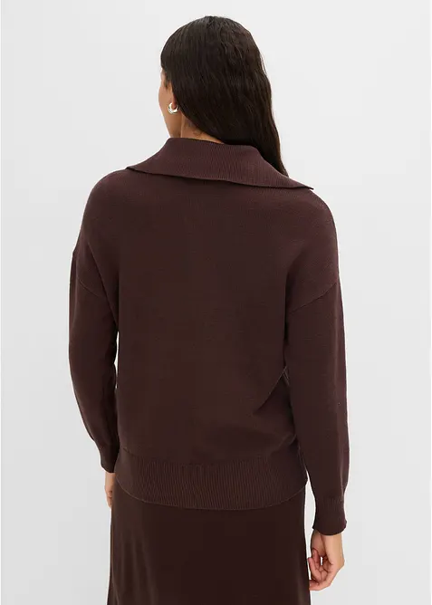 Lockere Strickjacke aus Viskose-Mix, bonprix