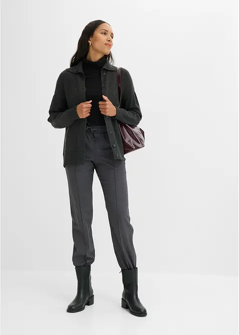 Lockere Strickjacke aus Viskose-Mix, bonprix