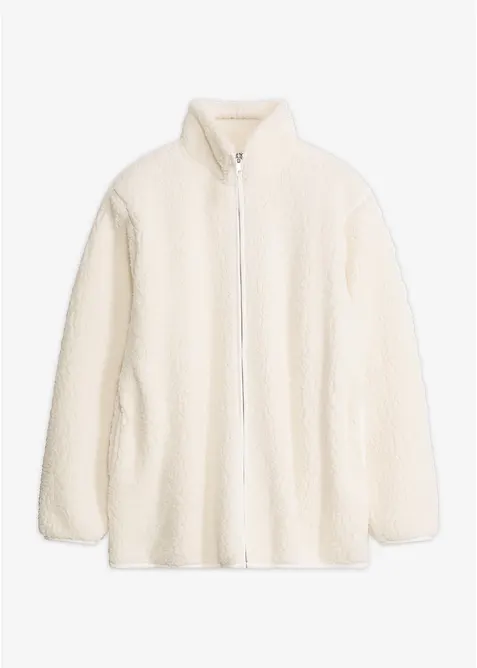 Sweatjacke aus Teddyfleece, bonprix