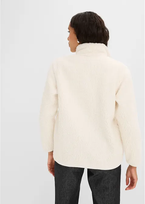 Sweatjacke aus Teddyfleece, bonprix