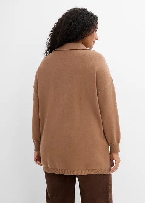Pull oversize en maille torsad&eacute;e, bonprix
