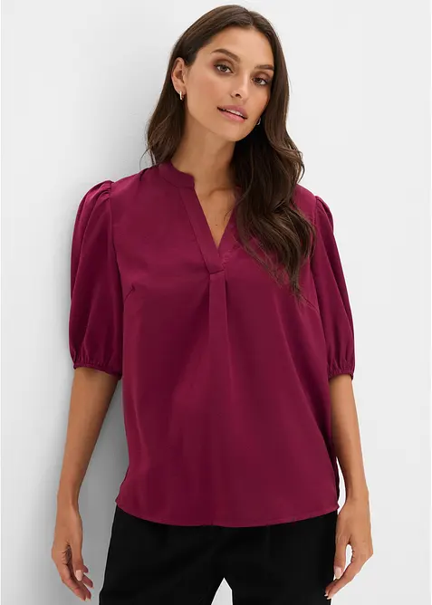 Blouse en satin fluide, bonprix