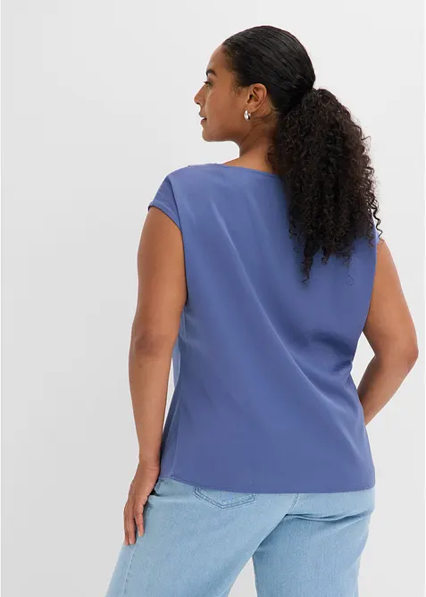 Top blouse en satin fluide, bonprix