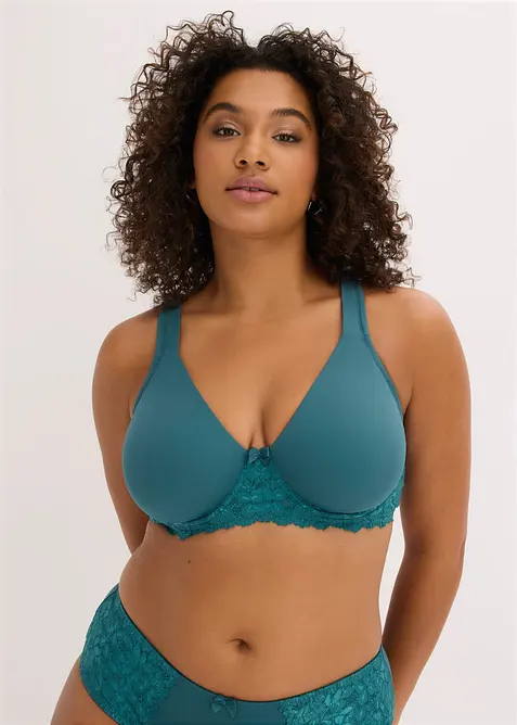Soutien-gorge moul&eacute; &agrave; bretelles rembourr&eacute;es, bonprix