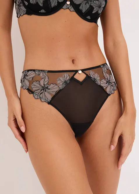 String mit edler Stickerei, bonprix