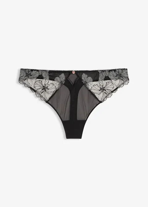 String mit edler Stickerei, bonprix