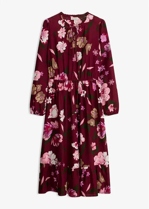 Robe midi en viscose fluide, bonprix