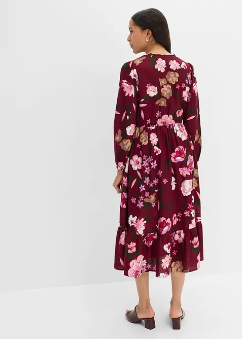 Robe midi en viscose fluide, bonprix