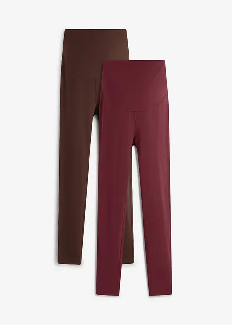 Lot de 2 leggings de grossesse, bonprix