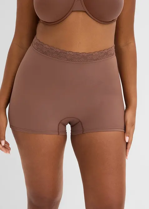 Light Shape Panty mit Spitze (2er Pack), bonprix