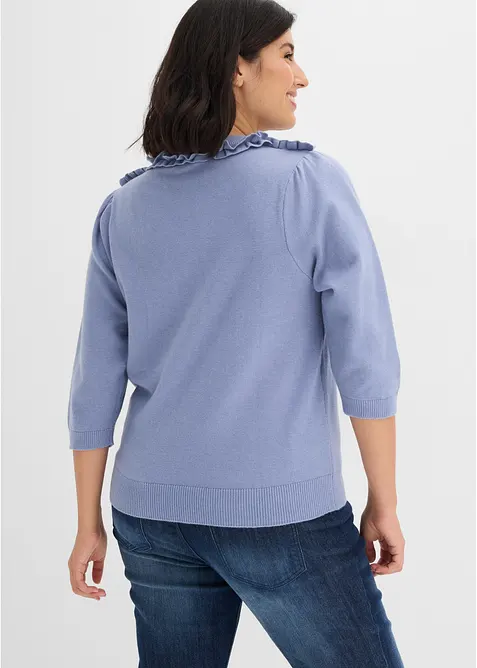 Pull &agrave; manches bouffantes, bonprix