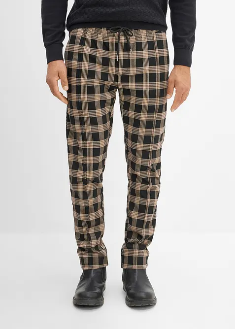 Pantalon taille &eacute;lastiqu&eacute;e, Regular Fit, bonprix