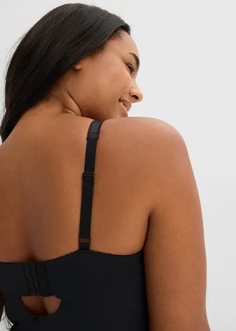Body sculptant brod&eacute; sans armatures, maintien fort, bonprix