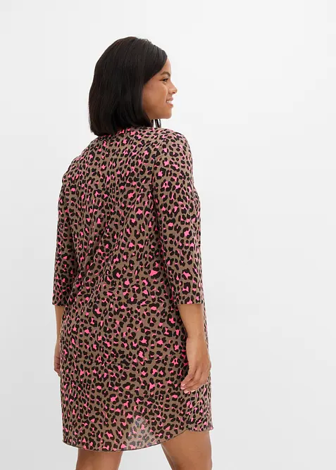 Robe courte en jersey aspect maille, bonprix