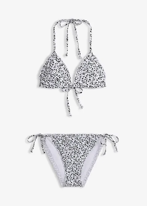 Bikini triangle &agrave; volants (ens. 2 pces), bonprix