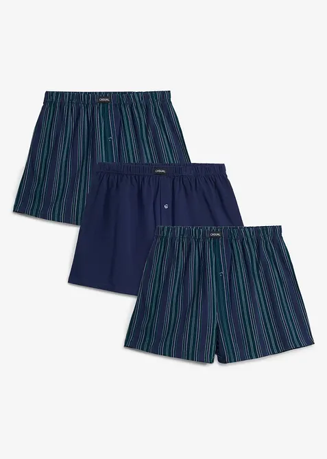 Boxershorts weit (3er Pack), bonprix