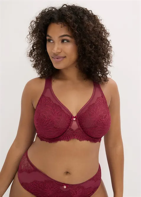 Soutien-gorge minimiseur &agrave; bretelles rembourr&eacute;es, bonprix
