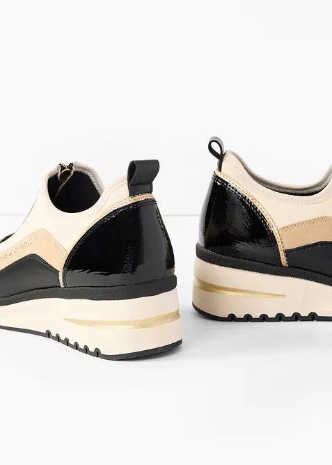 Sneakers Marco Tozzi &agrave; fermeture zipp&eacute;e, Marco Tozzi