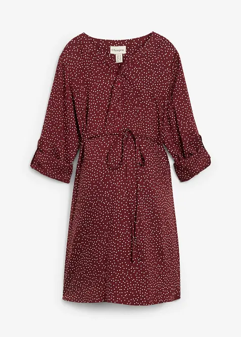 2-in-1 Umstands- und Stillblusenkleid aus flie&szlig;ender Viskose, bonprix