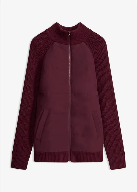 Hybridjacke, Steppjacke mit Strick, bonprix