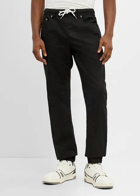 Regular-Fit Stretch-Schlupfhose, Tapered, bonprix