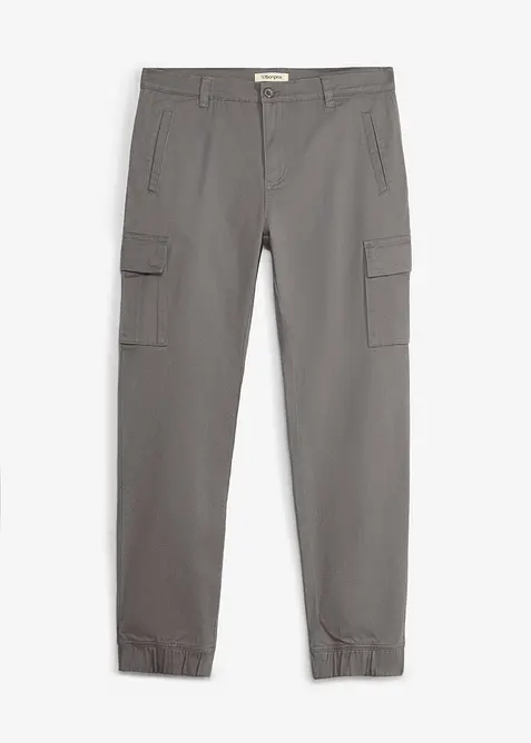 Regular Fit Stretch-Cargohose, Tapered, bonprix