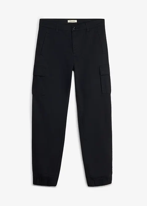 Regular Fit Stretch-Cargohose, Tapered, bonprix