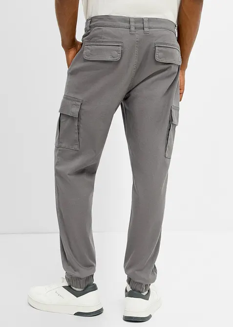 Regular Fit Stretch-Cargohose, Tapered, bonprix