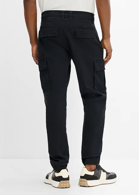 Regular Fit Stretch-Cargohose, Tapered, bonprix