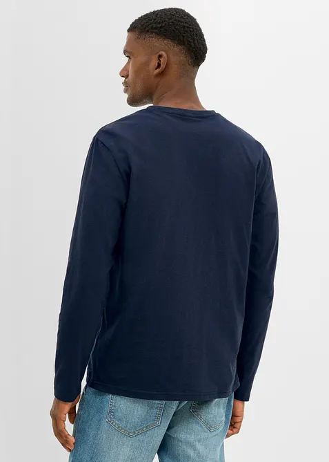 Langarmshirt aus reiner Bio-Baumwolle, bonprix
