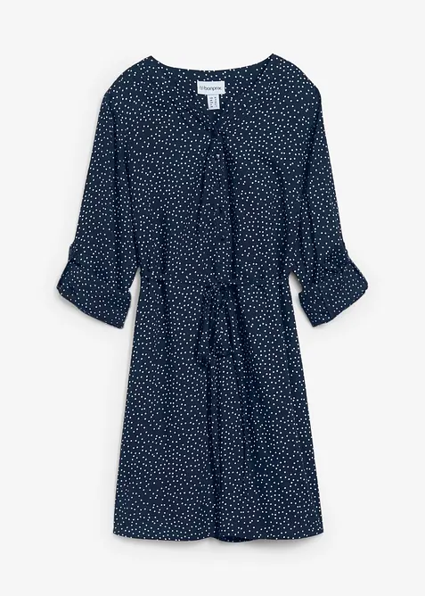 2-in-1 Umstands- und Stillblusenkleid aus flie&szlig;ender Viskose, bonprix