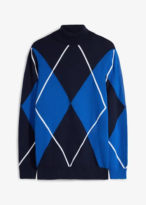 Rollkragenpullover aus reiner Baumwolle, bonprix