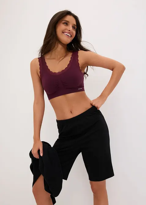 Lot de 2 brassi&egrave;res sans coutures Feel Comfort, bonprix