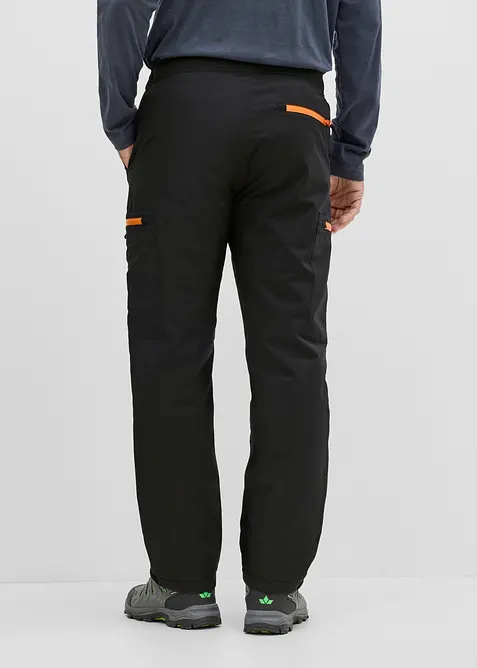 Pantalon cargo imperm&eacute;able et chaud, coupe ample, bonprix