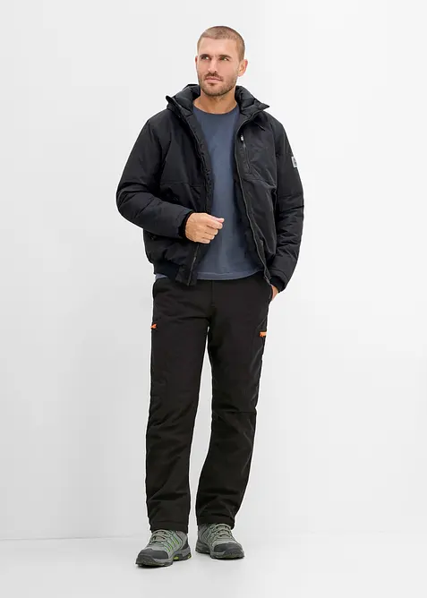 Pantalon cargo imperm&eacute;able et chaud, coupe ample, bonprix
