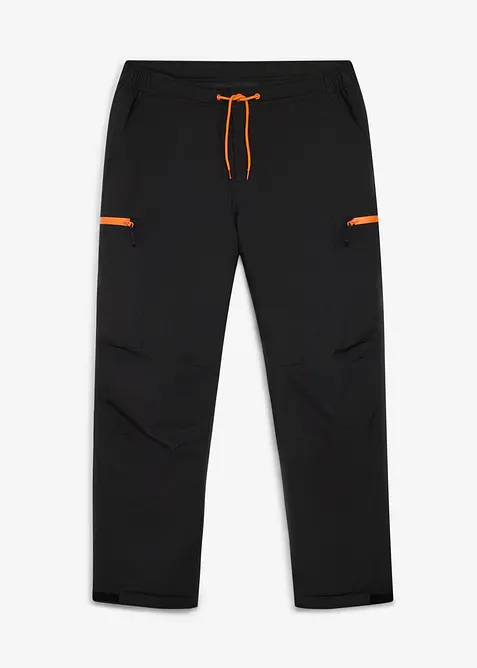 Pantalon cargo imperm&eacute;able et chaud, coupe ample, bonprix