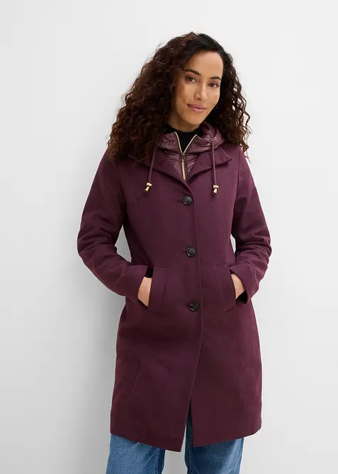 Manteau court d&rsquo;hiver, style 2en1, bonprix