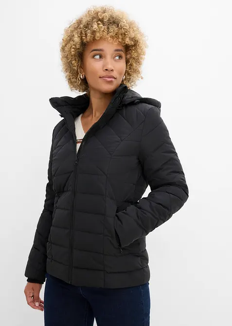 Leichte Steppjacke mit abnehmbarer Kapuze, bonprix