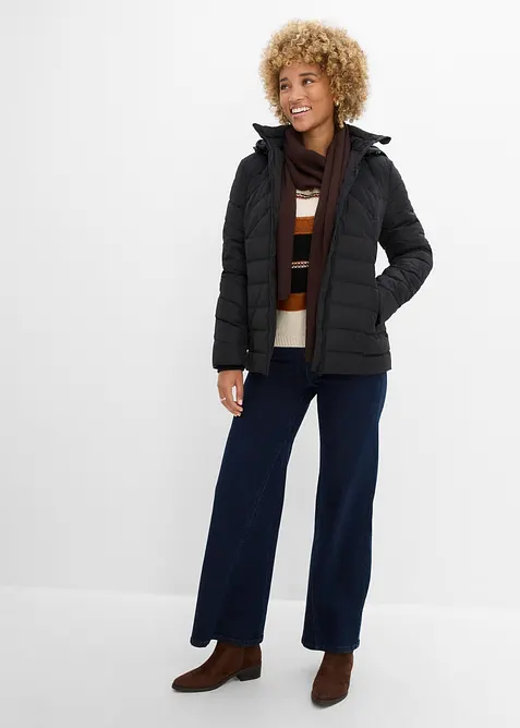 Leichte Steppjacke mit abnehmbarer Kapuze, bonprix