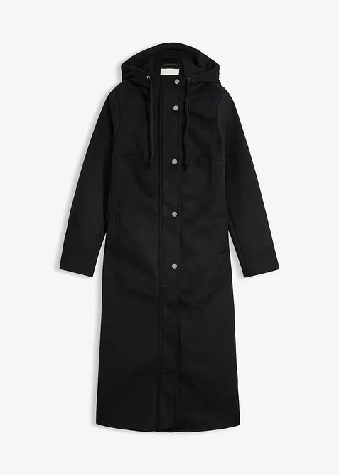 Mantel aus Wollimitat, Maxi-L&auml;nge, bonprix
