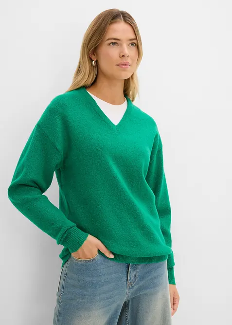Oversize-Strick-Pullover, bonprix