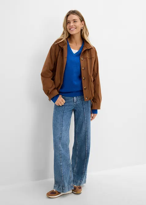 Oversize-Strick-Pullover, bonprix