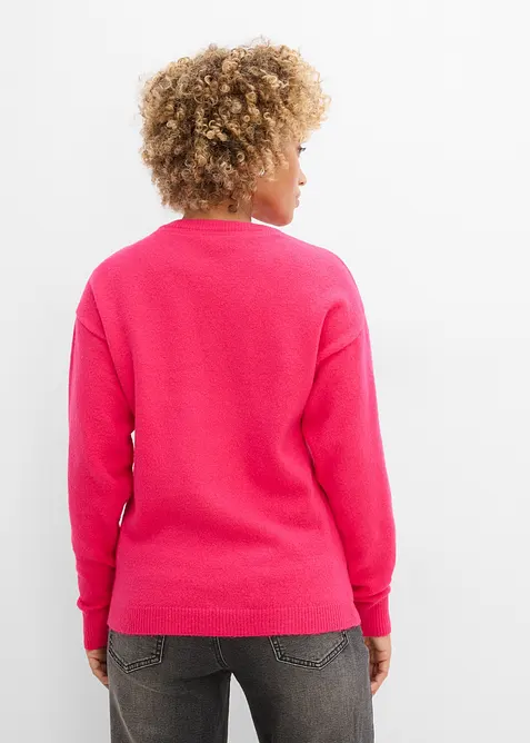 Oversize-Strick-Pullover, bonprix