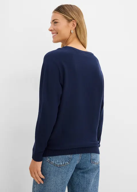 Pullover mit Fledermaus&auml;rmeln, bonprix