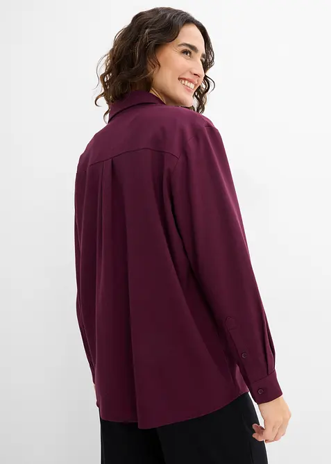 Hemdbluse aus Viskose-Mix, bonprix